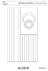 Malezya boyama sayfaları